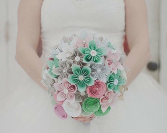Bridal Paper Flower Bouquet