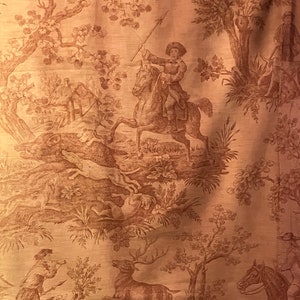 Fabric by the Yard - Toile de Jouy Hunt Collection - A Touch of Provence