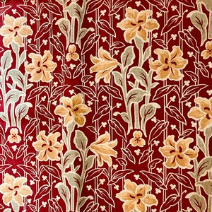 Lovely French floral fabric part of a pelmet circa 1920
