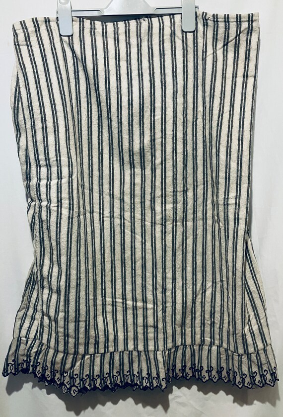 Charming French striped nineteenth century peasant