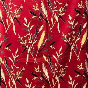 Striking 1940s French printed fabric