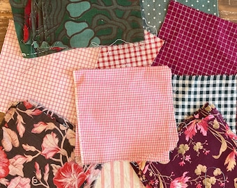 Lovely collection of 29 French nineteenth century patchwork pieces