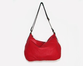 USKANA Leather Bag Leather Hobo Bag Leather Crossbody