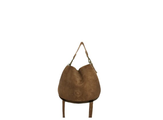 Camel Suede MINI BAG