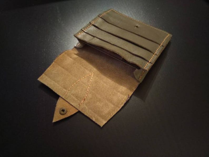 Handmade Leather Wallets Etsy