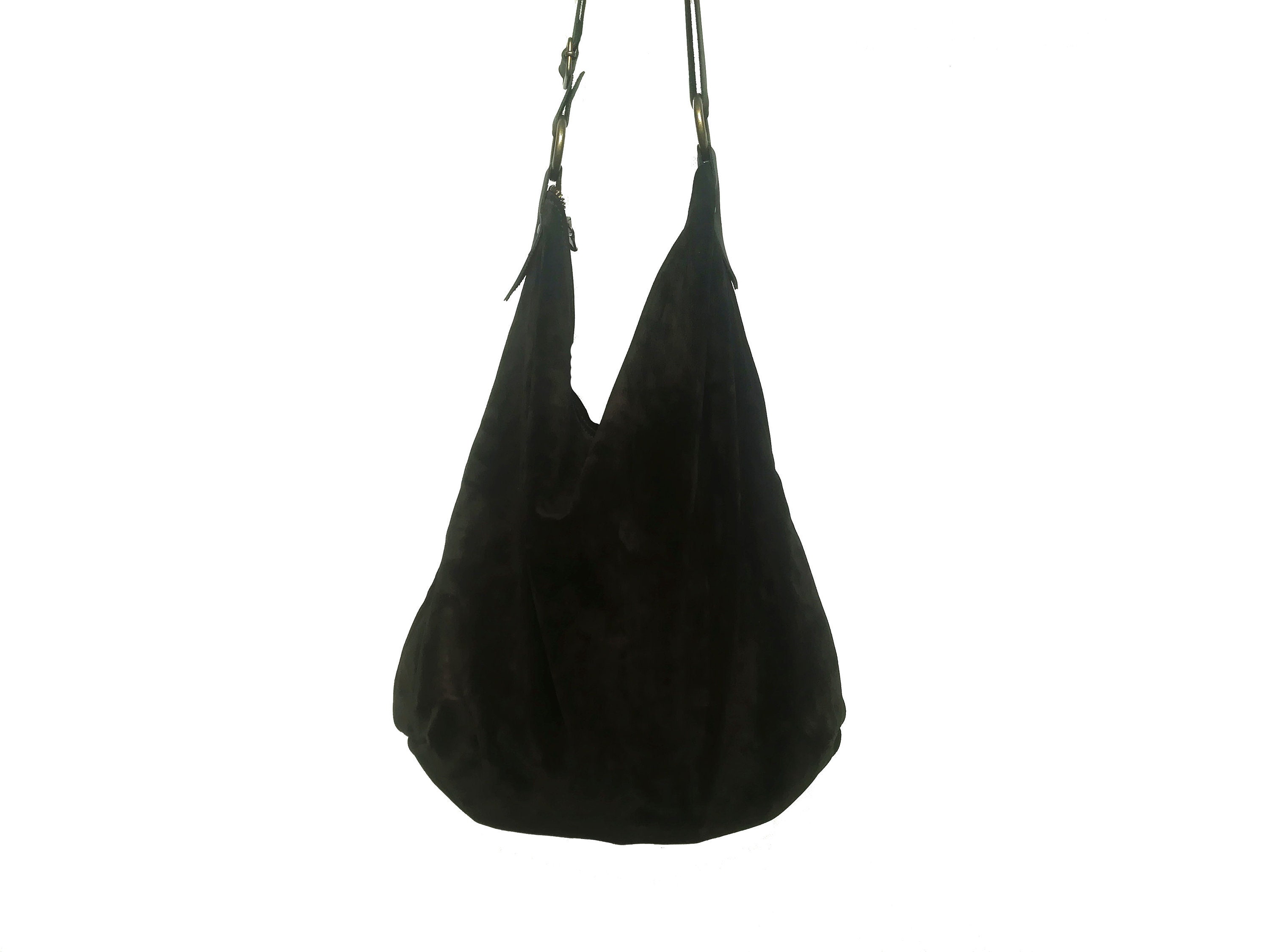 Suede handbag purse by - Gem