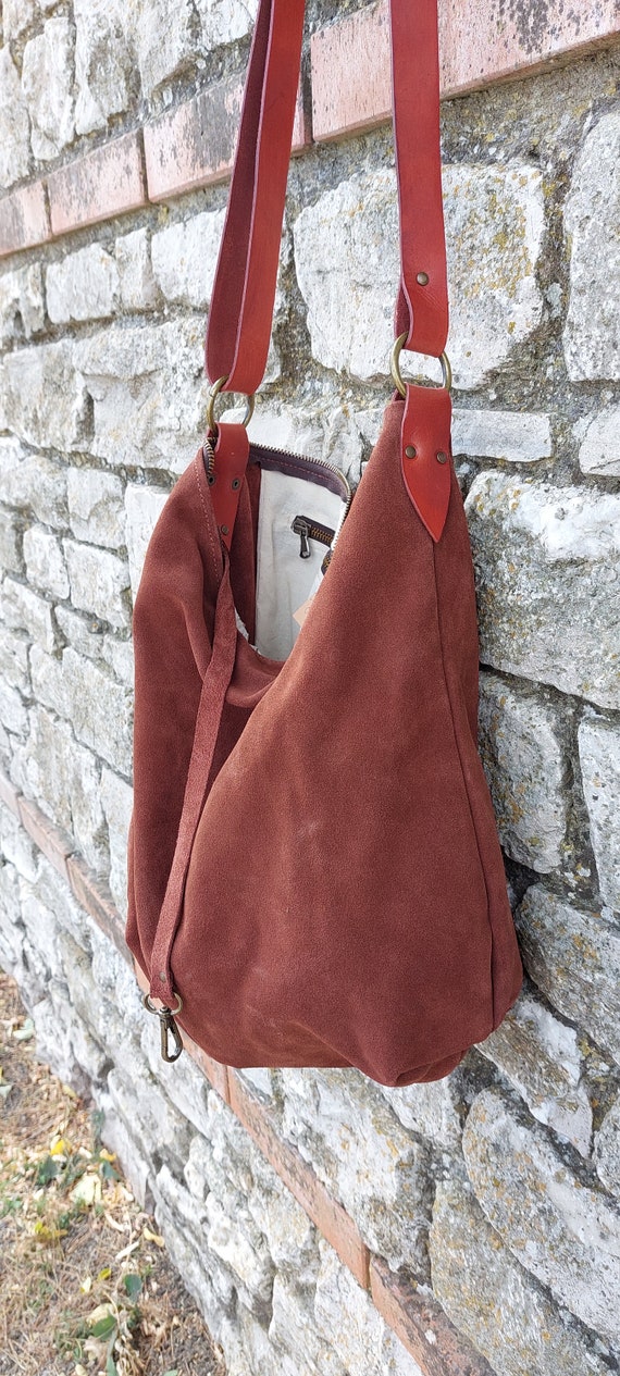 Ella suede shop hobo