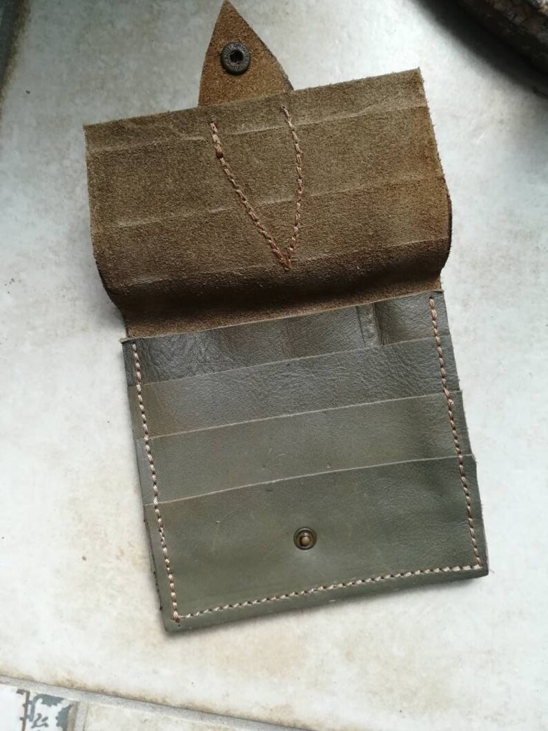 Handmade Leather Wallets Etsy