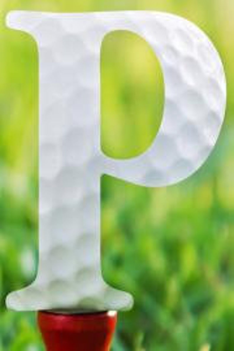 GOLF Personalized Name Print with Golf themed Letters Letter Etsy