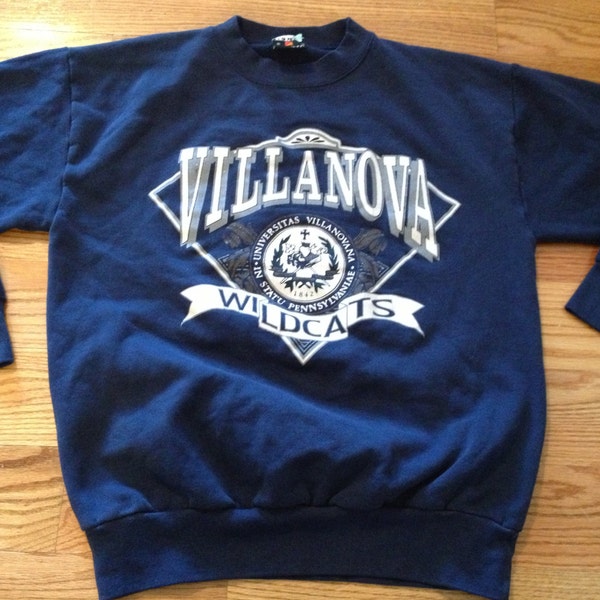 Vintage Villanova University 1980's SOFT Sweatshirt (XL)