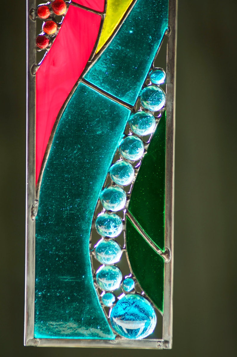 Stained Glass Art Panel Custom Made Etsy