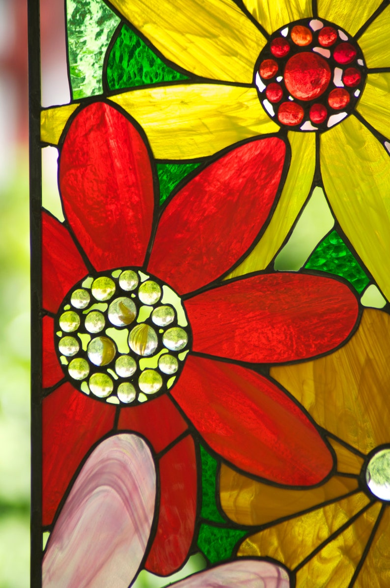 Stained Glass Window Panel Etsy
