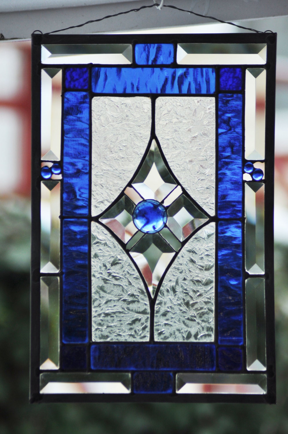 Stained Glass Window Panel Etsy
