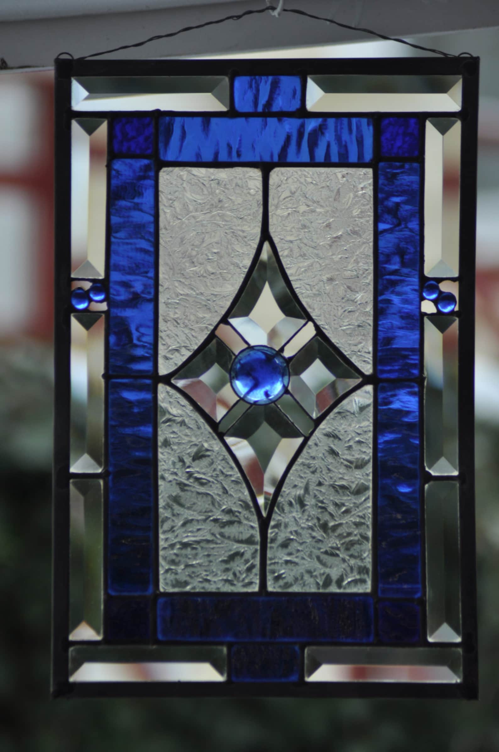 Stained Glass Window Panel Etsy