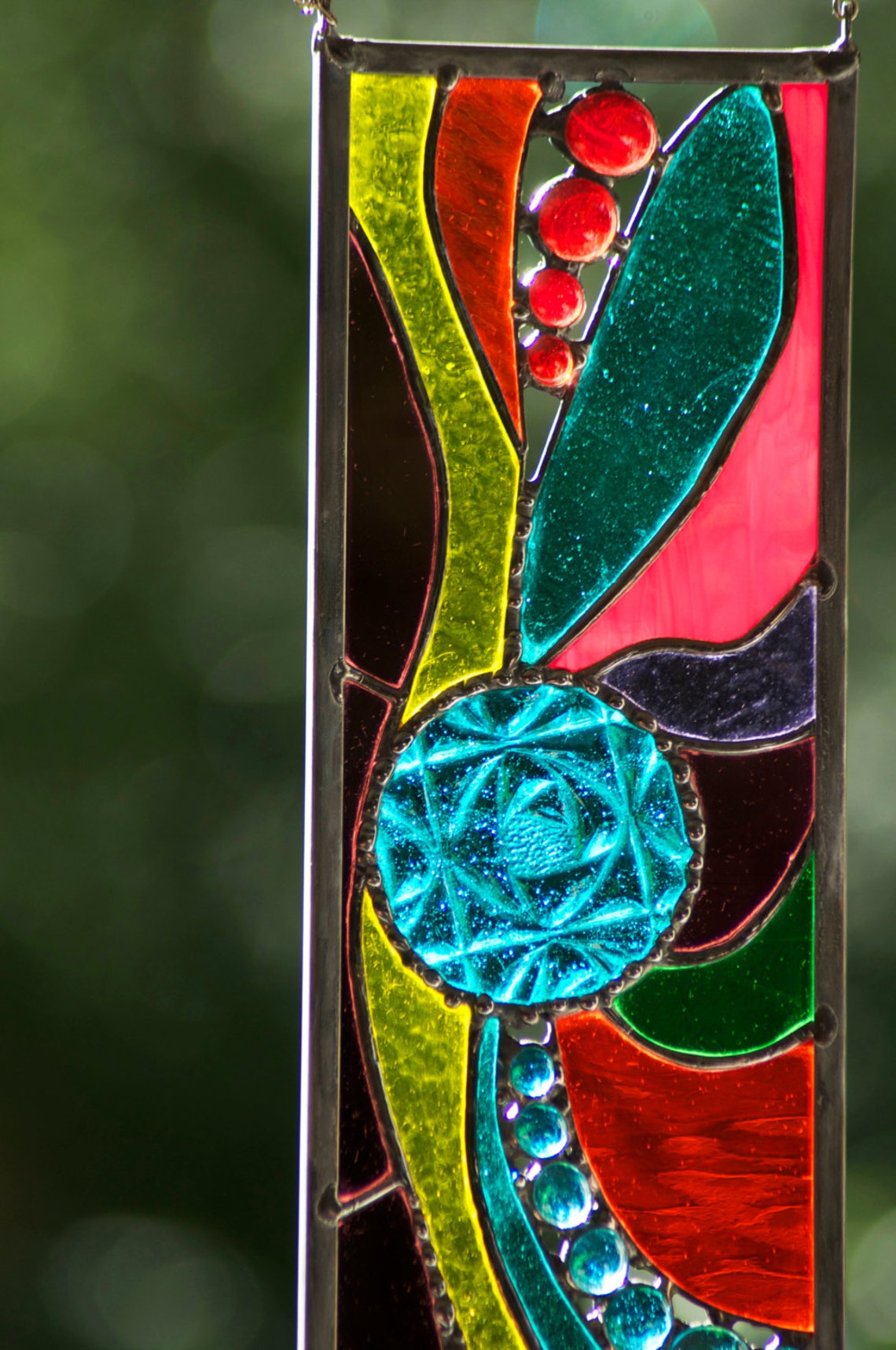 Stained Glass Art Panel Custom Made Etsy