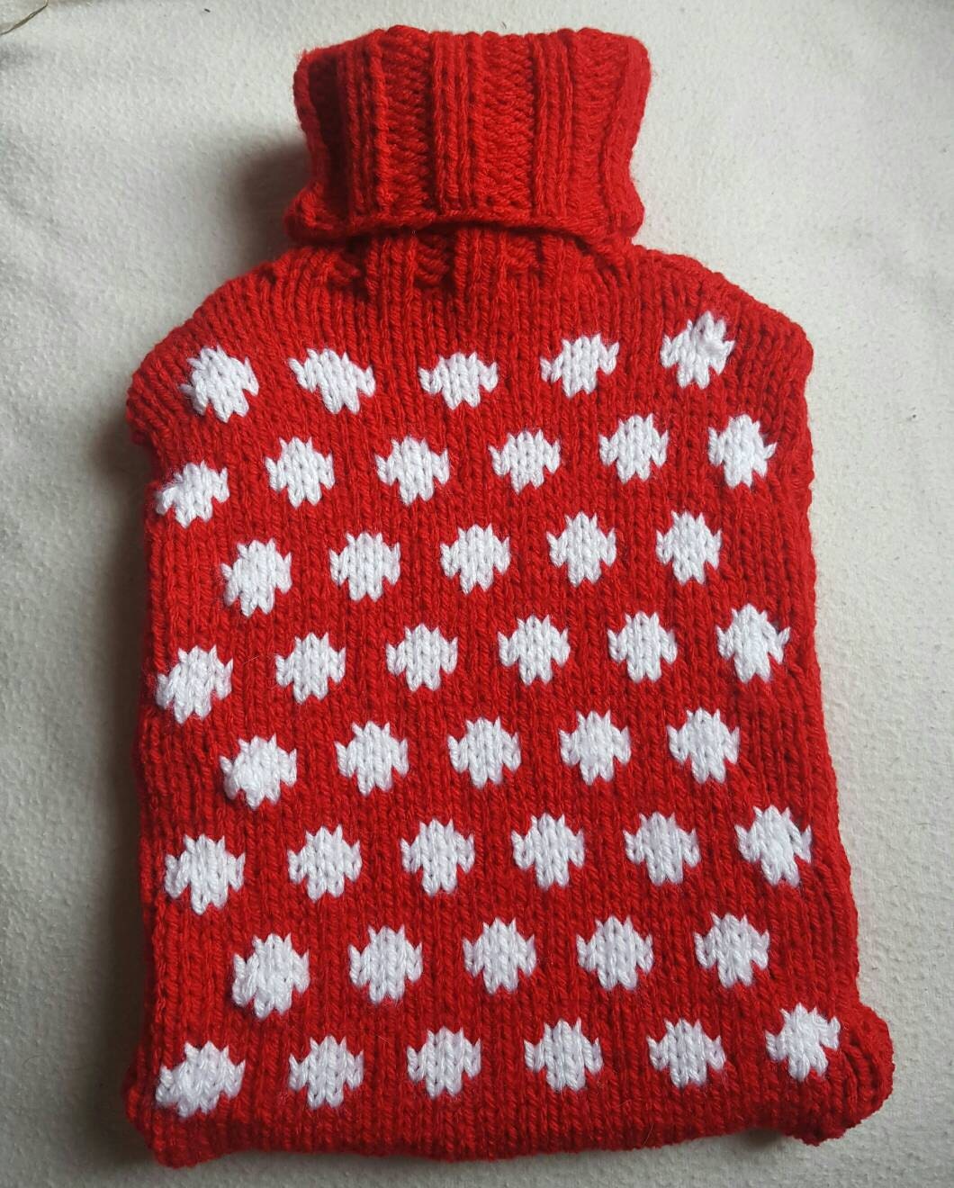 Knitted HotWater Bottle Cover hotwater bottle cover bottle Etsy