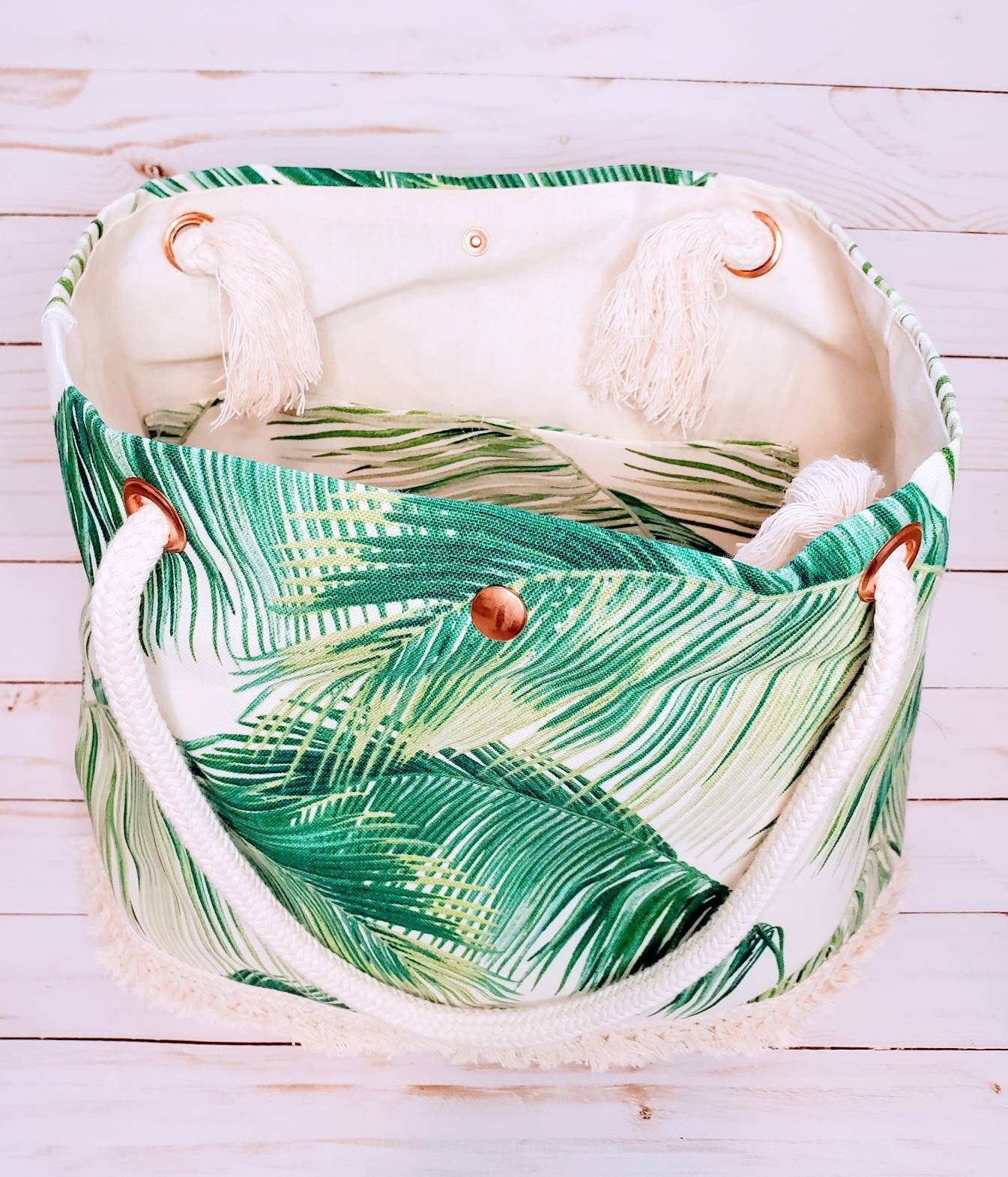 Palm Beach Day Tripper /Beach Tote / Beach Bag/ | Etsy