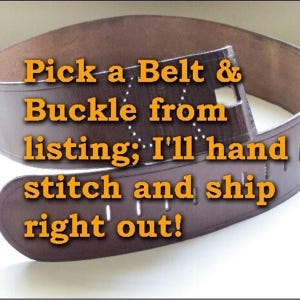 Various 3” Wide Pirate / Kilt Belts - You Choose Buckle!