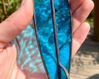 Surfboard, Surfboard Gift | Stained Glass Surfboard | Surdboard Suncatcher | Surfboard Ornament