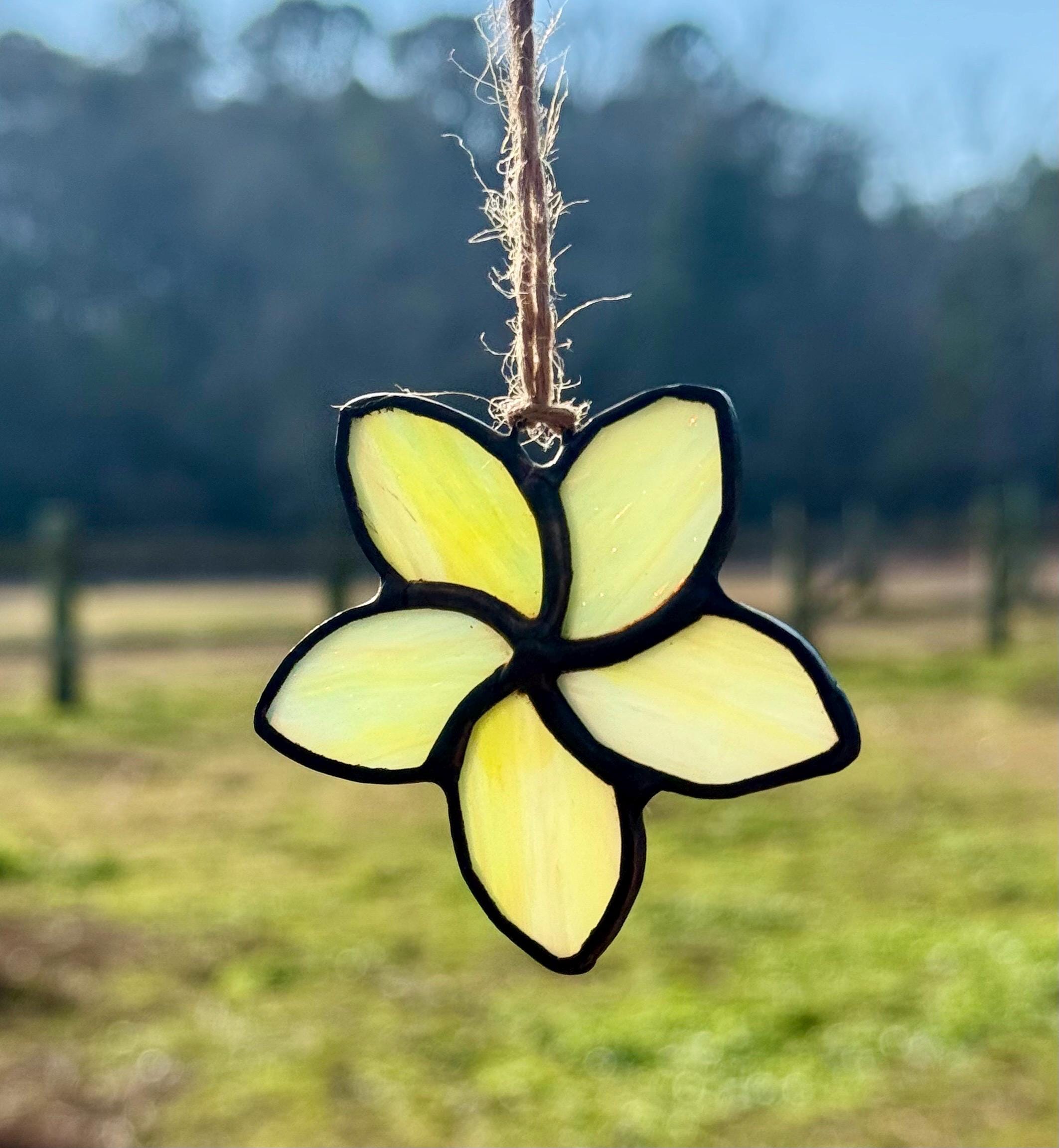 Plumeria Stained Glass - Etsy