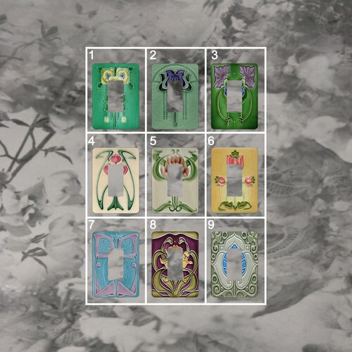 Art Deco Light Switch Etsy