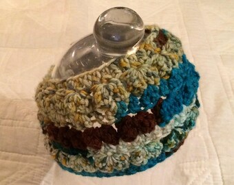 Crocheted Variegated Cotton Yarn Headband