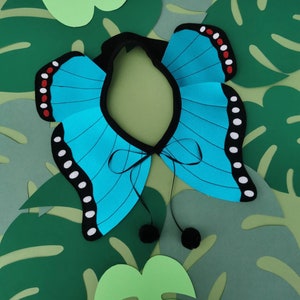 The Blue Morpho Butterfly collar image 1