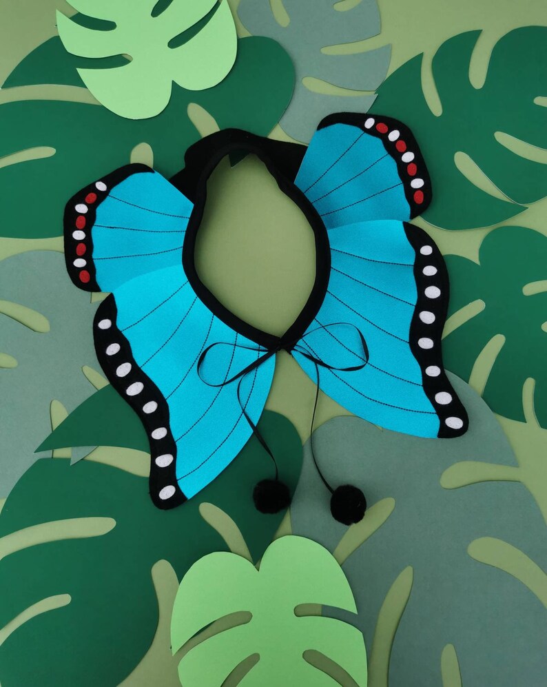 The Blue Morpho Butterfly collar image 1