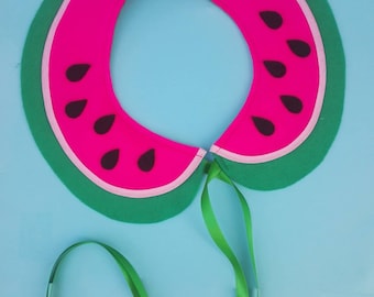 Pink watermelon collar