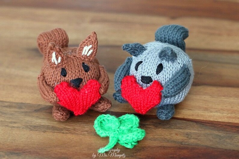 Squirrel knitting pattern PDF for beginners and advanced knitters, spring gift and decoration, easter, gift for kids and adults image 4