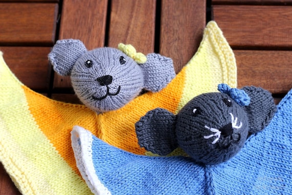 Mouse Lovey Knitting Pattern PDF Baby Toy Diy Gift and Decoration Gift for Kids and Adults Baby Shower Etsy Canada