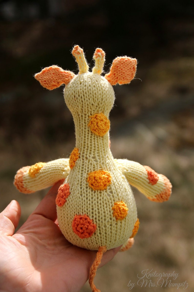 Giraffe Knitting Pattern for Beginners and Advanced Knitting Etsy Sweden