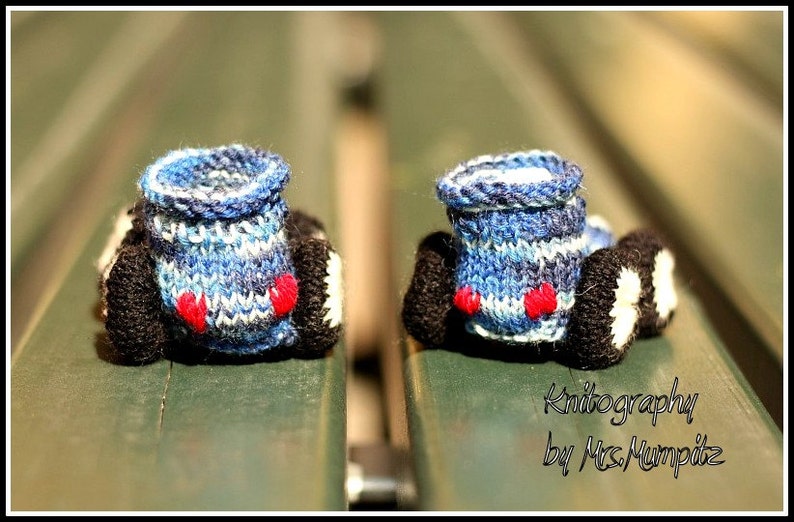 Baby booties KNITTING PATTERN, PDF download, knitting instructions for baby booties, intermediate image 3