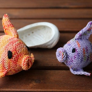 Amigurumi fish knitting pattern PDF for beginners and advanced knitters, spring gift and decoration, gift for kids and adults image 3