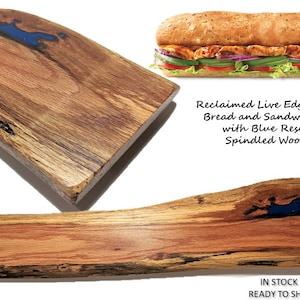 Food Tray ~ 35.75&quot; x 5&quot; ~ Sandwich/Bread Board ~ Cheese/Meat/Fruit Platter ~ Oak/Upcycled Wood ~Affordable Holiday/Hostess/Housewarming Gift