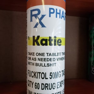 Fuckitol Personalized - 20oz tumbler