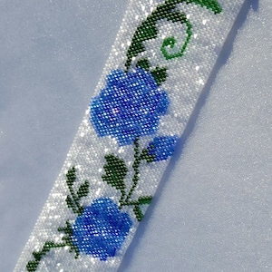 PDF für Peyote Armband Pattern - Rose Spray