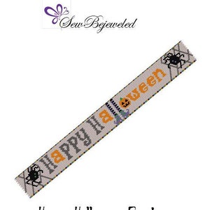 Happy Halloween Band Peyote Pattern