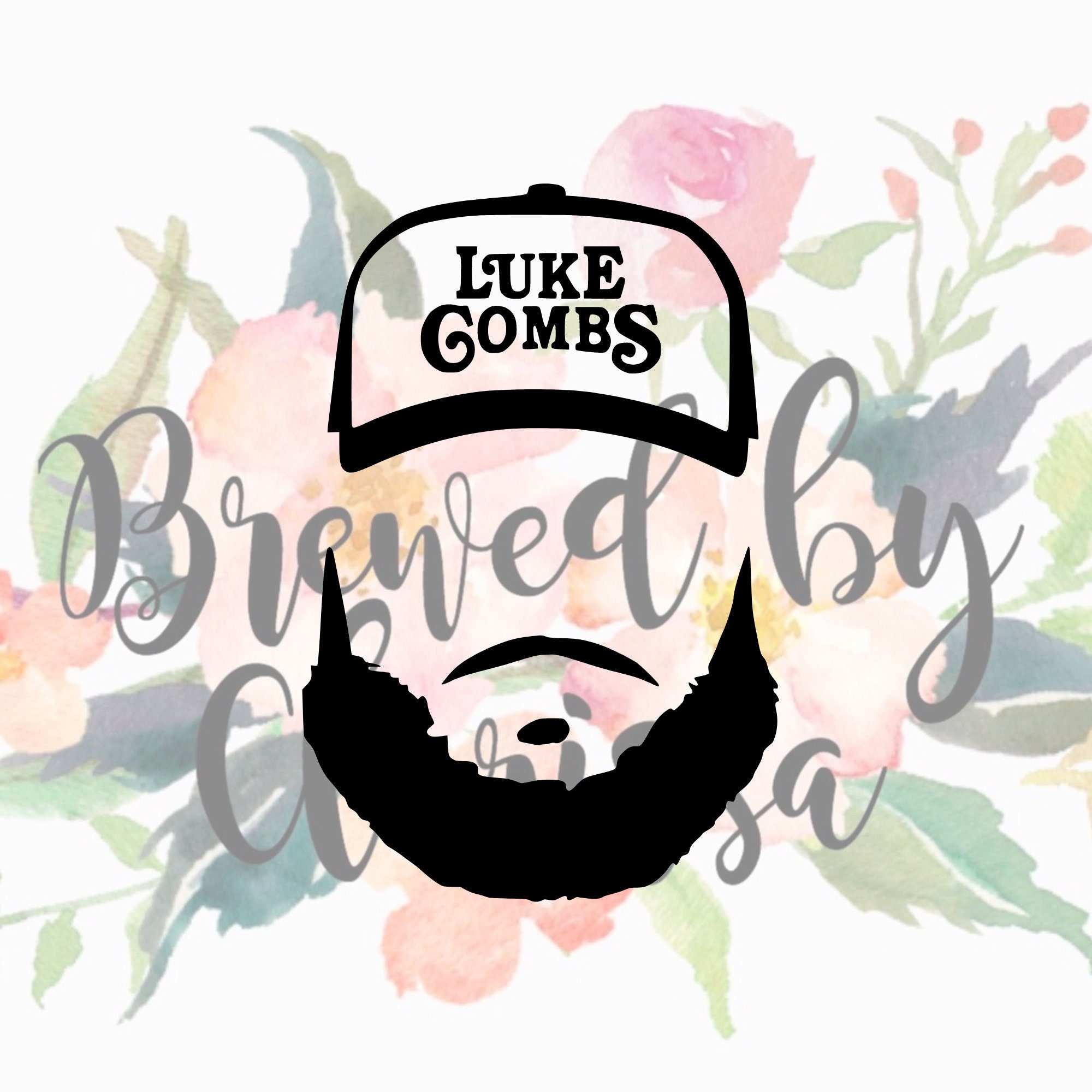 Luke Combs. PDF. PNG. SVG | Etsy
