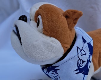 Duke University Dog Bandana over the collar vintage Blue Devils Sports Fan Puppy parent gift Christmas Present Dog Lover Clothes