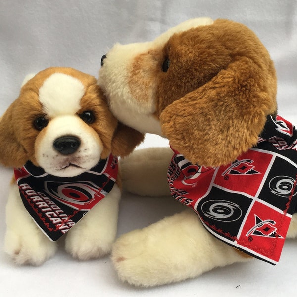 Carolina Hurricanes Dog Bandana over the collar Hockey Sports Fan Father's Day Puppy parent Christmas Present Dog Lover Dog Apparel NHL Ice