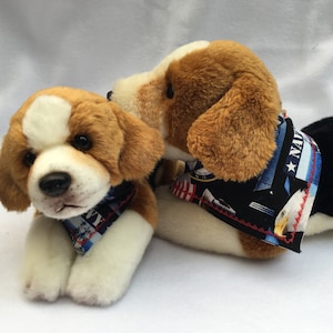 US Navy Dog Bandana over the collar Furbaby Puppy parent gift Christmas Dog Lover Veteran United States Naval Academy Midshipman military