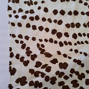 3 1/4 yards leopard print poly satin Fabric for costume or pillowcase