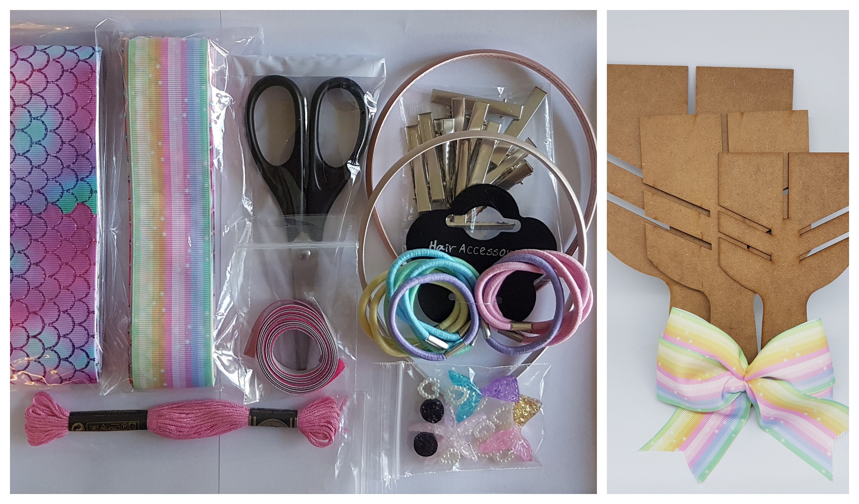 Ribbon Hair bow making starter kit grosgrain boutique bows Etsy