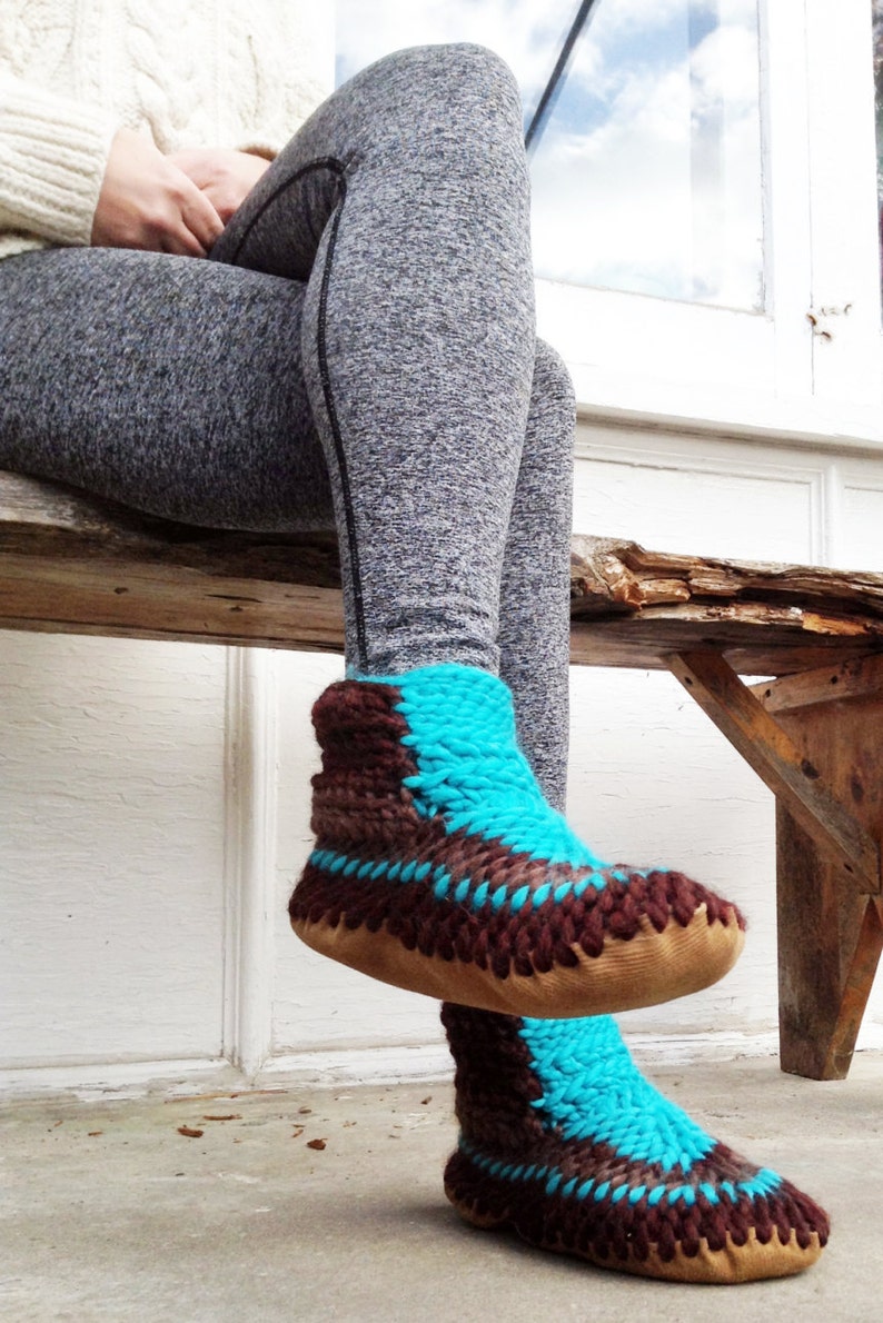 Merino Wool Slippers With Leather Sole Padraig Cottage Etsy UK