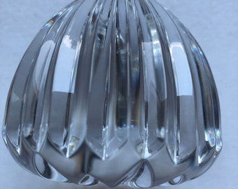 VINTAGE Waterford Cut Crystal Paperweight, Stamped 'Waterford'