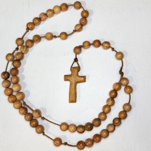 Rosary made of olive wood 7mp