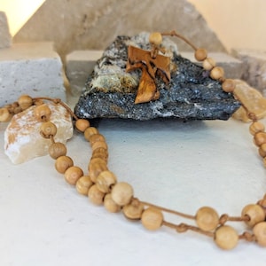 Rosary made of olive wood 1Sp
