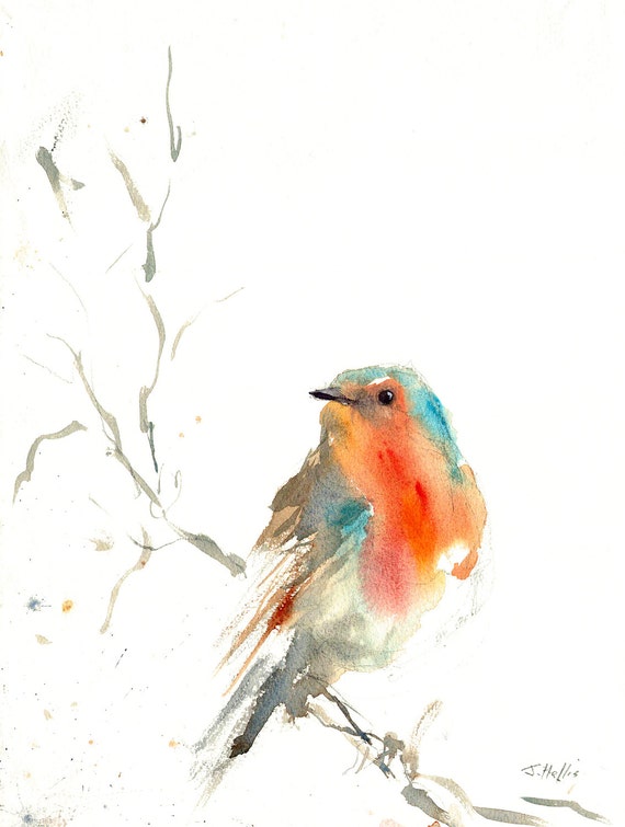 Mouettes En Vol Wild Birds YFS0321 Art Print A4 A3 A2 A1