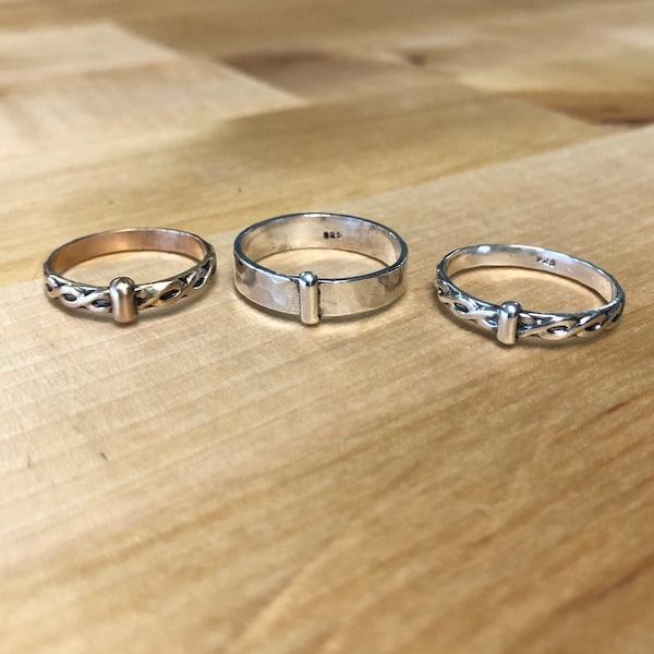 Re-Sizing Service for Rings Purchased From Southern Pond Studio.